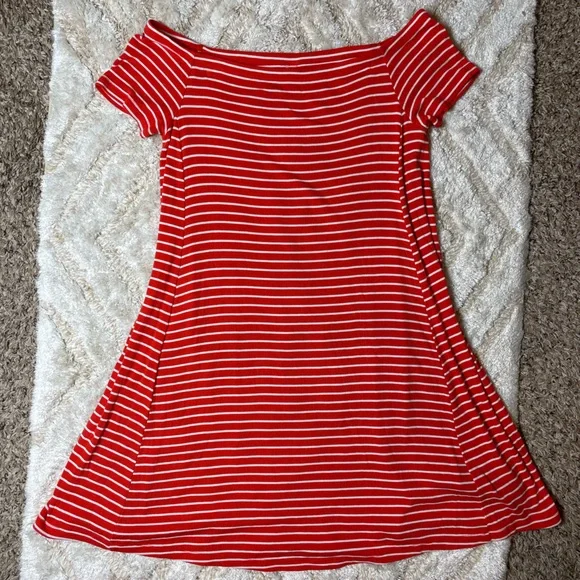 off the shoulder knit dress pattern Ruffle Off Shoulder Mini Summer Dress Sewing Pattern